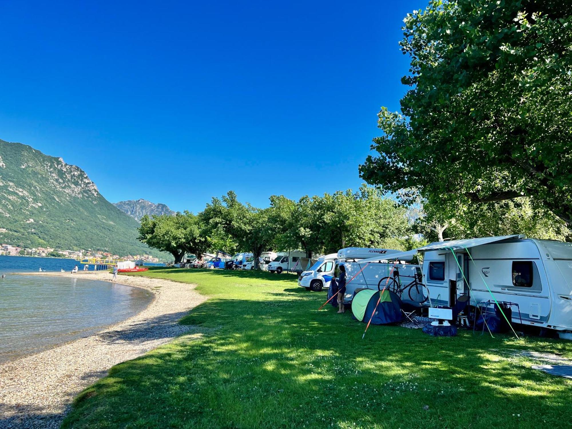 Glamping Camping Rivabella Lecco Exterior foto