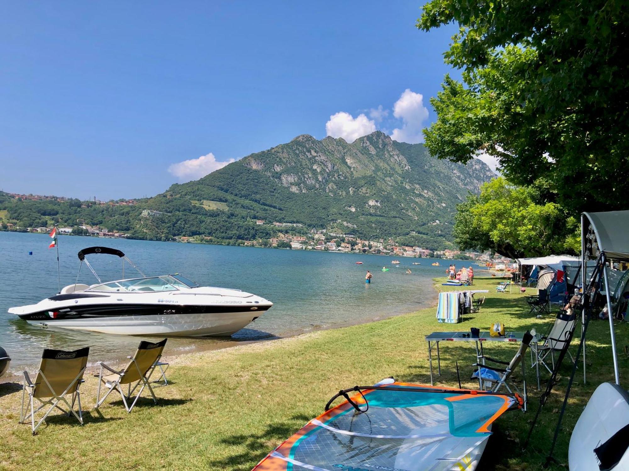 Glamping Camping Rivabella Lecco Exterior foto